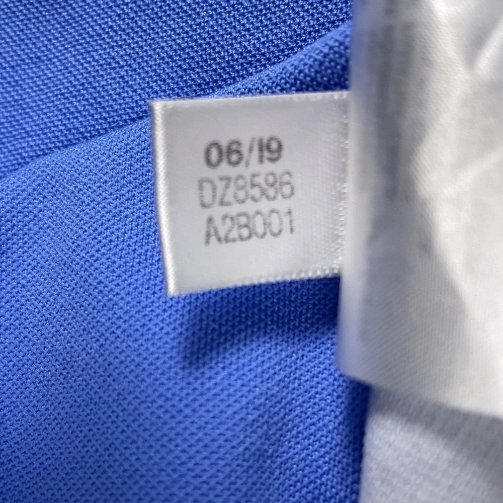 Adidas Pullover Mens L Blue Quarter Zip Heathered Performance Golf Activewear